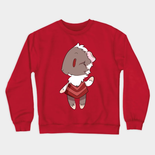 Mocha Buddy Crewneck Sweatshirt by bramblebuddies